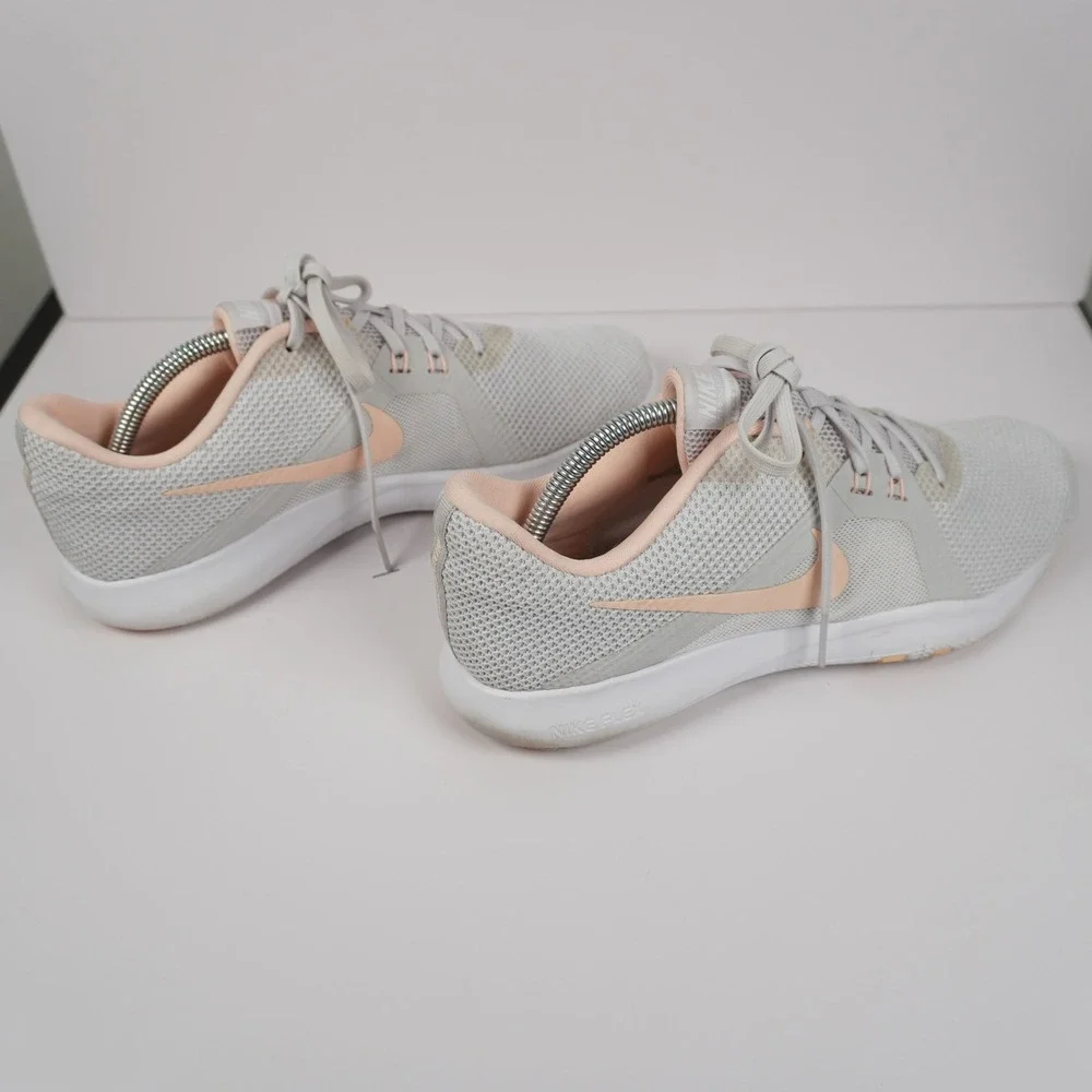 Nike‎ Flex Trainer 8 Womens Grey Guava Ice Training Shoes Size 11